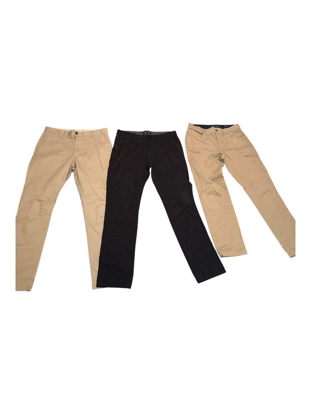 Calvin Klein Denim Co Nickel & Iron Men’s 34x32 Chino Pants LOT OF 3 Slim Fit - Picture 2 of 12